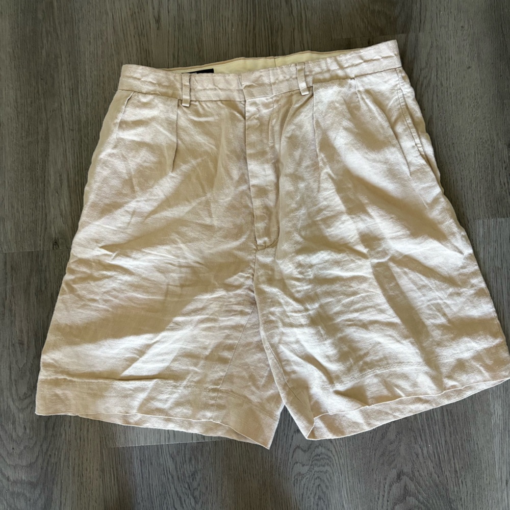 Ralph Lauren Beige Linen Shorts